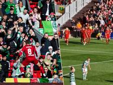 Voormalig Rangers-coach Steven Gerrard provoceert Celtic-fans tijdens benefietwedstrijd en wordt bekogeld