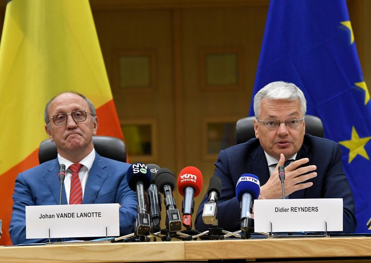 Didier Reynders is momenteel samen met JOhan Vande Lanotte (sp.a) koninklijk informateur. Beeld Photo News
