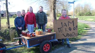 Jamverkoop in ballingschap tussen Rietmolen en De Hoeve
