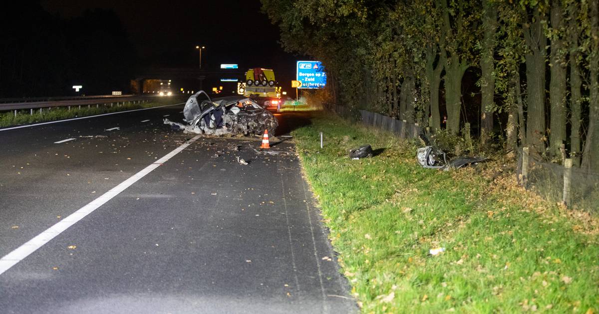 Automobilist komt om het leven bij verkeersongeluk op A4.