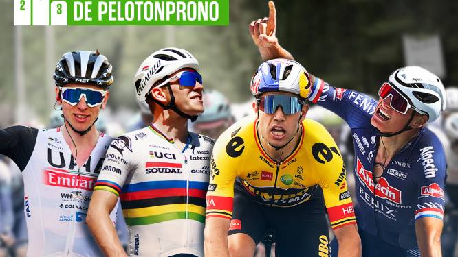 DE PELOTONPRONO. Niemand die Van der Poel als winnaar voorspeld had, één renner was pienter genoeg om Ganna te noemen
