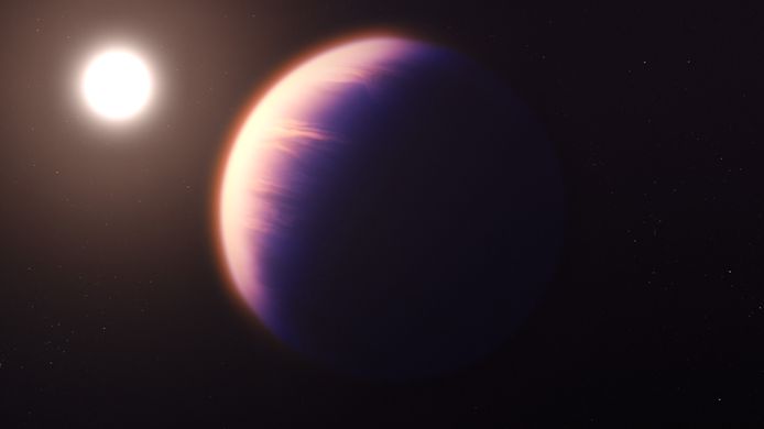 Artwork of exoplanet WASP-39 b