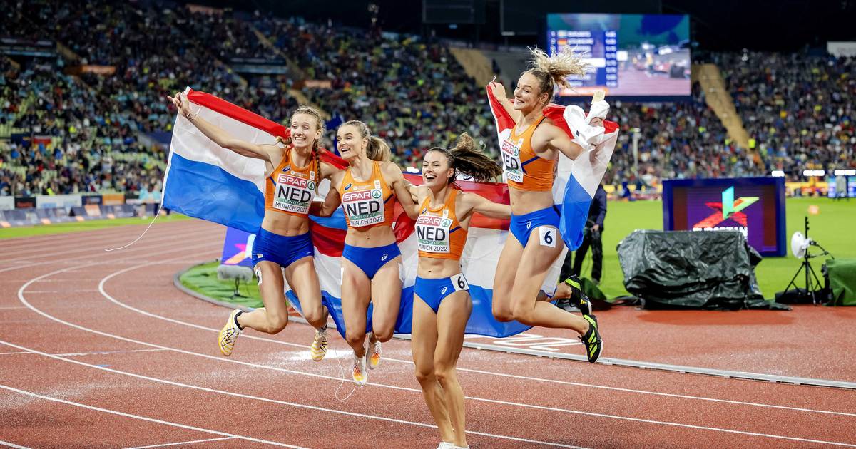 Eveline Saalberg Uit Vessem Pakt Goud Met Femkes 4x400 Estafetteteam