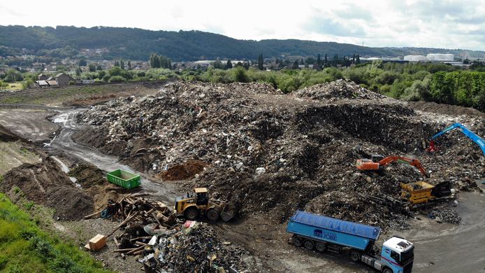 Des milliers de tonnes de déchets sont stockés sur le site du Wérihet à Wandre.