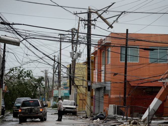 3,4 miljoen Puerto Ricanen mogelijk tot vier maanden zonder stroom na doortocht orkaan Maria
