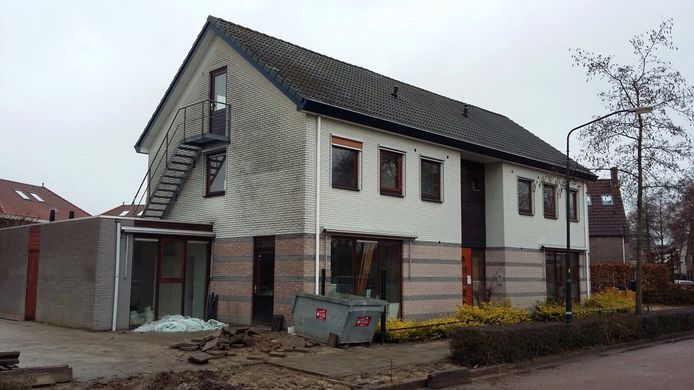 De schoolwoningen aan de Biezeveld in Bladel