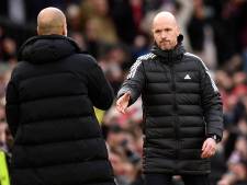 Pep Guardiola complimenteert Erik ten Hag: ‘United heeft voor vele jaren een uitzonderlijke manager’