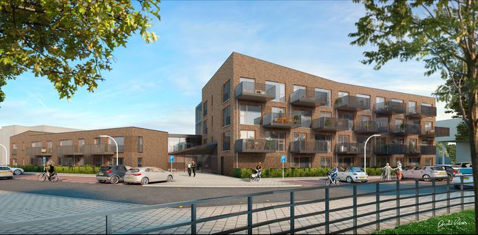 Een artist impression van het nieuw te bouwen Bastion in Terneuzen.