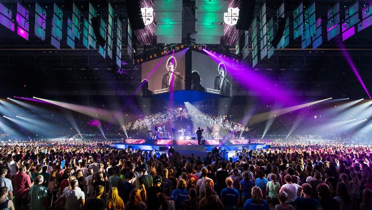 De 42e editie van de EO-jongerendag in het Gelredome. Beeld anp