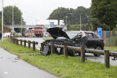 Botsing tussen meerdere auto’s op N640 in Oud Gastel