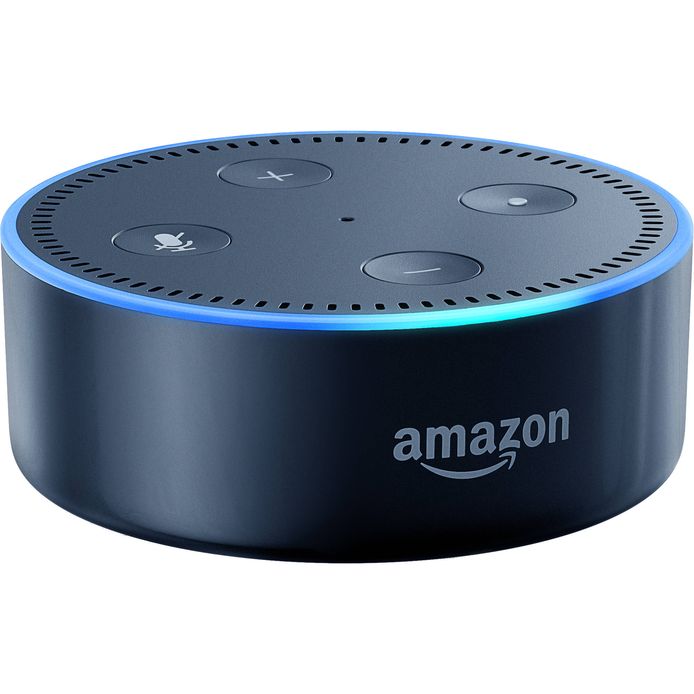De Echo Dot, Amazons toegang tot het Alexa-systeem.