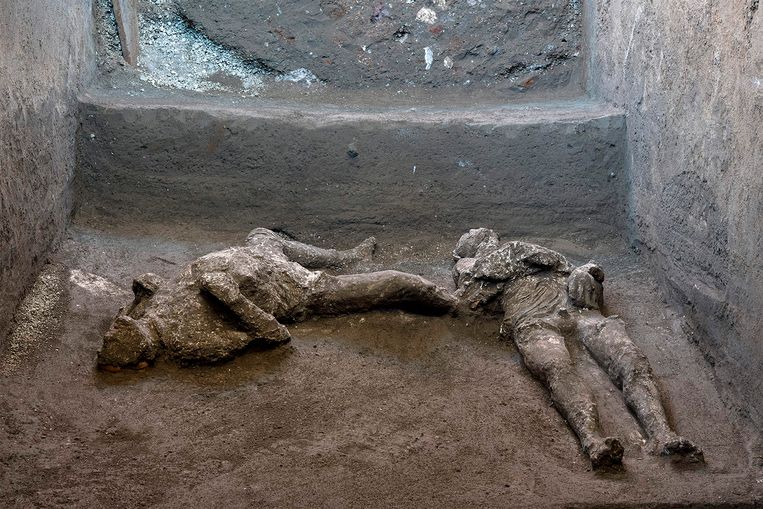De bijzondere vondst in Pompeï. Beeld AFP