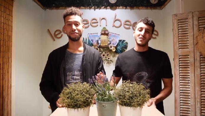 De twee eigenaars van het barbecuerestaurant.