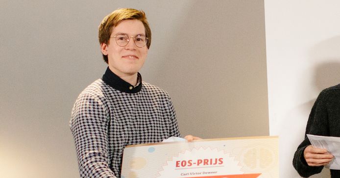 De Eosprijs 2021 gaat naar Carl-Victor Deweer.