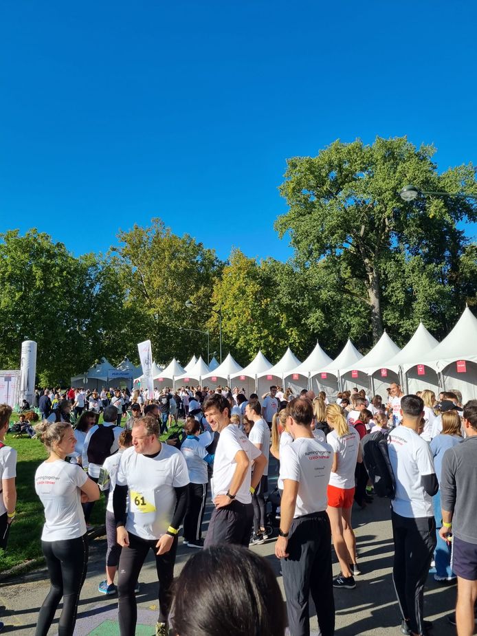 RUN TO KICK by KickCancer is underway on September 25, 2022 at the Atomium in Brussels