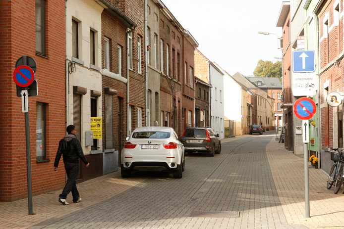 Archiefbeeld van de Schotlandstraat in Diest waar de feiten zich afspeelden.