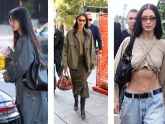 Nonchalant en een beetje vintage: topmodel Bella Hadid (26) zweert bij dit type handtas