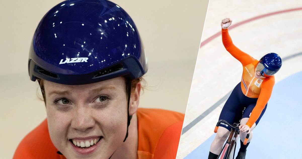 Baanrenster Hetty van de Wouw stunt met zilver op keirin | Olympische Spelen
