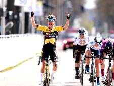 Marianne Vos doet een VDP’tje na sensationele finale in Amstel Gold Race