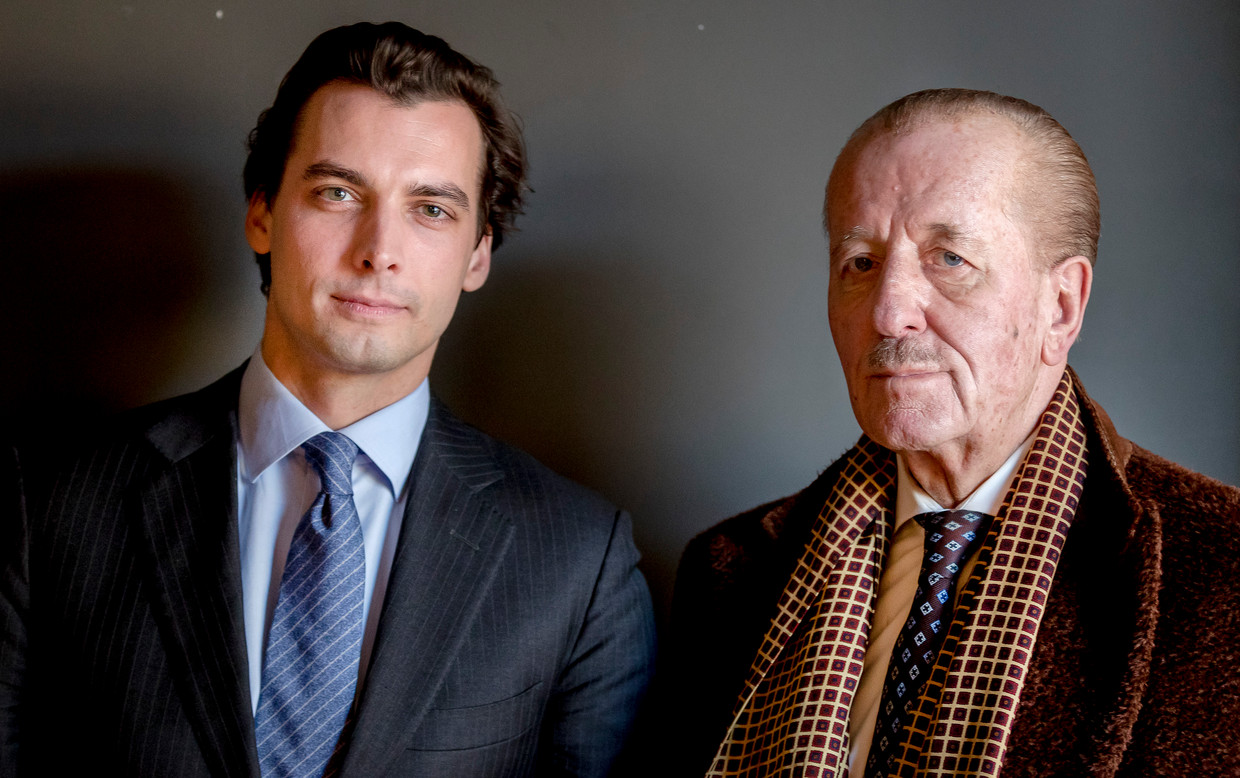 Thierry Baudet en Theo Hiddema. Beeld Hollandse Hoogte /  ANP