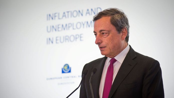 Le président de la Banque Centrale Européenne Mario Draghi