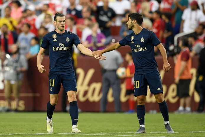 Gareth Bale en Marco Asensio.