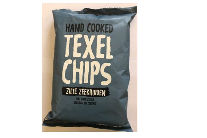 De hand cooked Texel chips zijn mogelijk besmet met een reinigingsmiddel.