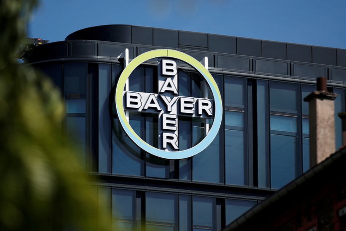 Het hoofdkwartier van Bayer in La Garenne-Colombes bij Parijs.