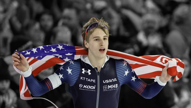 Jordan Stolz legt Nederlandse schaatsers erop: ‘Hoeveel last we van hem gaan krijgen? Héél veel’
