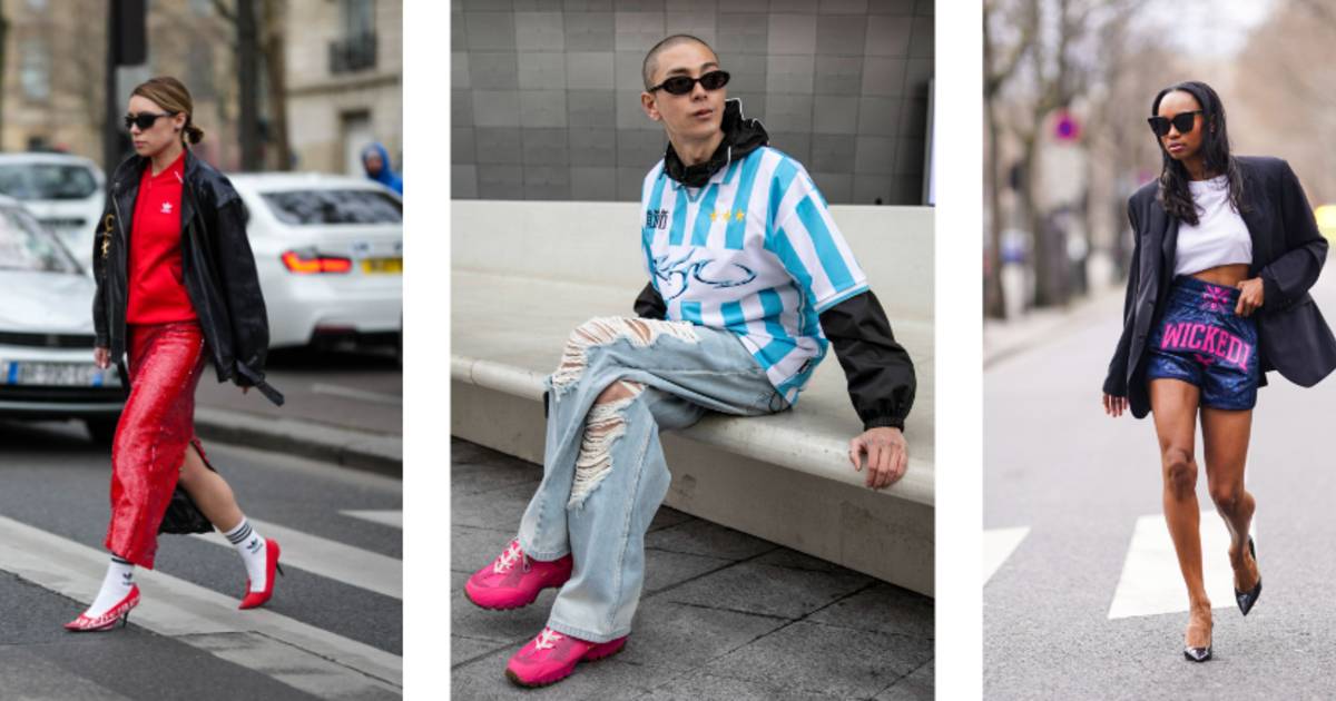 COMBINING A MINI SKIRT AND A FOOTBALL SHIRT: “Blocket” is the amazing new fashion trend |  Nina