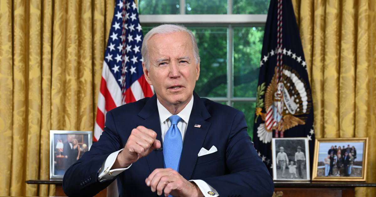 Biden in his first speech from the Oval Office: “avoiding economic collapse” |  outside