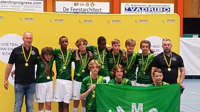 Minivoetbalploeg Mvc Vamos Oudenaarde U15 won op zaterdag 14 mei tegen Mvc Nollet Banden Aalter U15