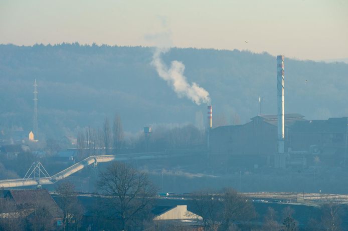 Fabriek van het Russische staalbedrijf NLMK in het Waalse Clabecq.