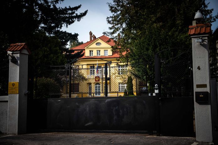 De Russische ambassade in Bratislava