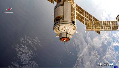Le module scientifique russe Nauka s’est amarré à l’ISS