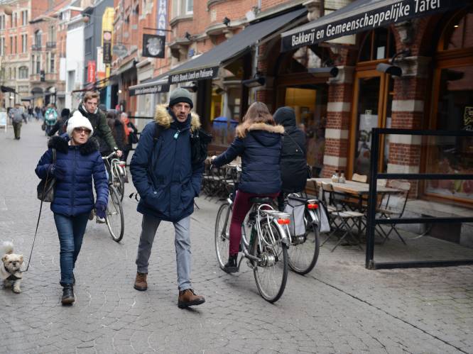 Het conflict tussen fietsers en voetgangers wordt pijnlijk duidelijk in fietsstraat Parijsstraat. “We zeggen niet per definitie nee tegen winkel-wandelstraat”, zegt schepen Dessers