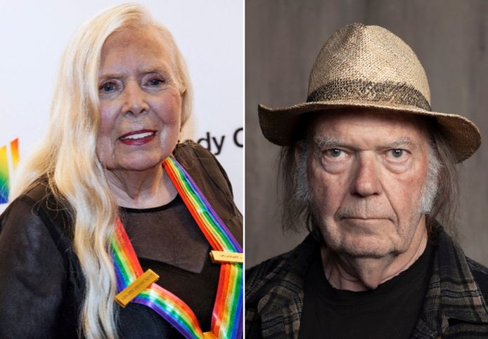 Zowel Joni Mitchell en Neil Young willen hun muziek niet langer op Spotify.