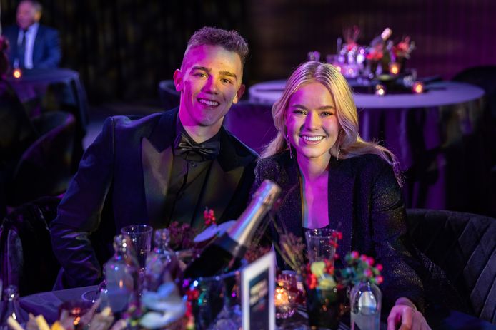 Thibau Nys en Anna Eikendal tijdens het Sport Gala 2021