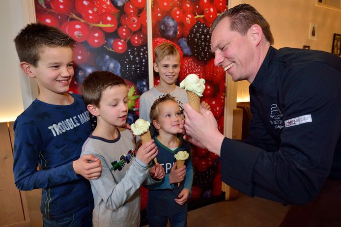 Jurgen de  Vries in zijn zaak.