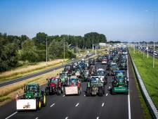 Boze boeren met tractor op A12, politie grijpt niet in: ‘Mogelijk krijgen ze achteraf een boete’