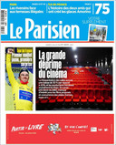 De cover van Le Parisien.