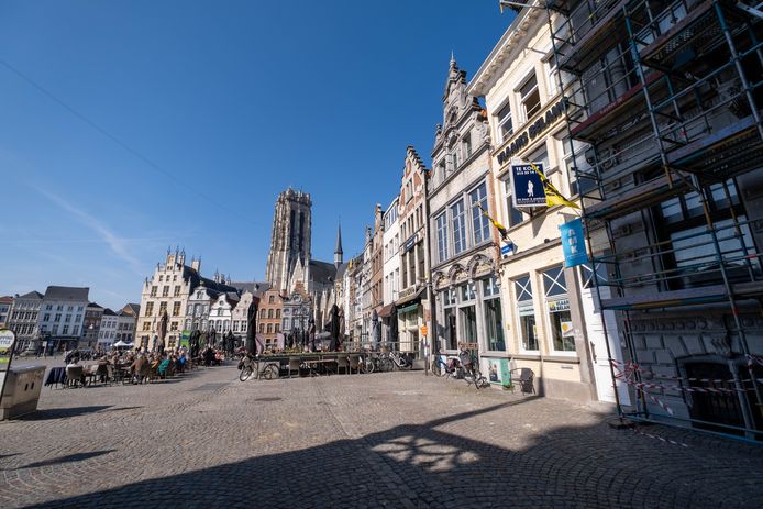 De Grote Markt van Mechelen.