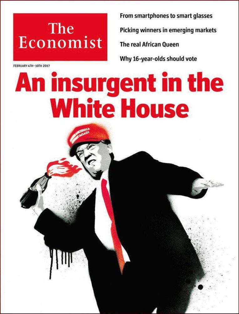 cover The Economist Trump Beeld The Economist