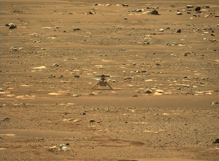Helikopter Ingenuity op Mars. Beeld EPA