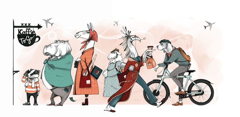 Mensen uit middenklasse geven de stad ‘sjeu’, spenderen geld en maken Amsterdam levendig. Daardoor kunnen gezellige winkels, restaurants, culturele instellingen, lunchrooms en cafés bestaan. Beeld Kristel Steenbergen