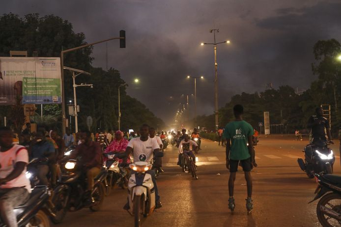 Onrust in hoofdstad Ouagadougou van Burkina Faso.