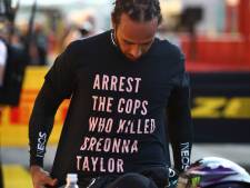 ‘Geen onderzoek naar T-shirt Lewis Hamilton’