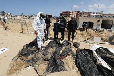 L'ONU veut une enquête internationale sur des fosses communes découvertes à Gaza