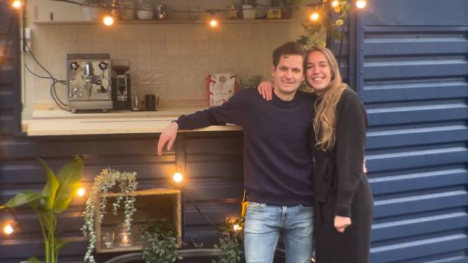 Nick en Saartje toveren oude paardentrailer om tot foodtruck: 'Wel spannend'