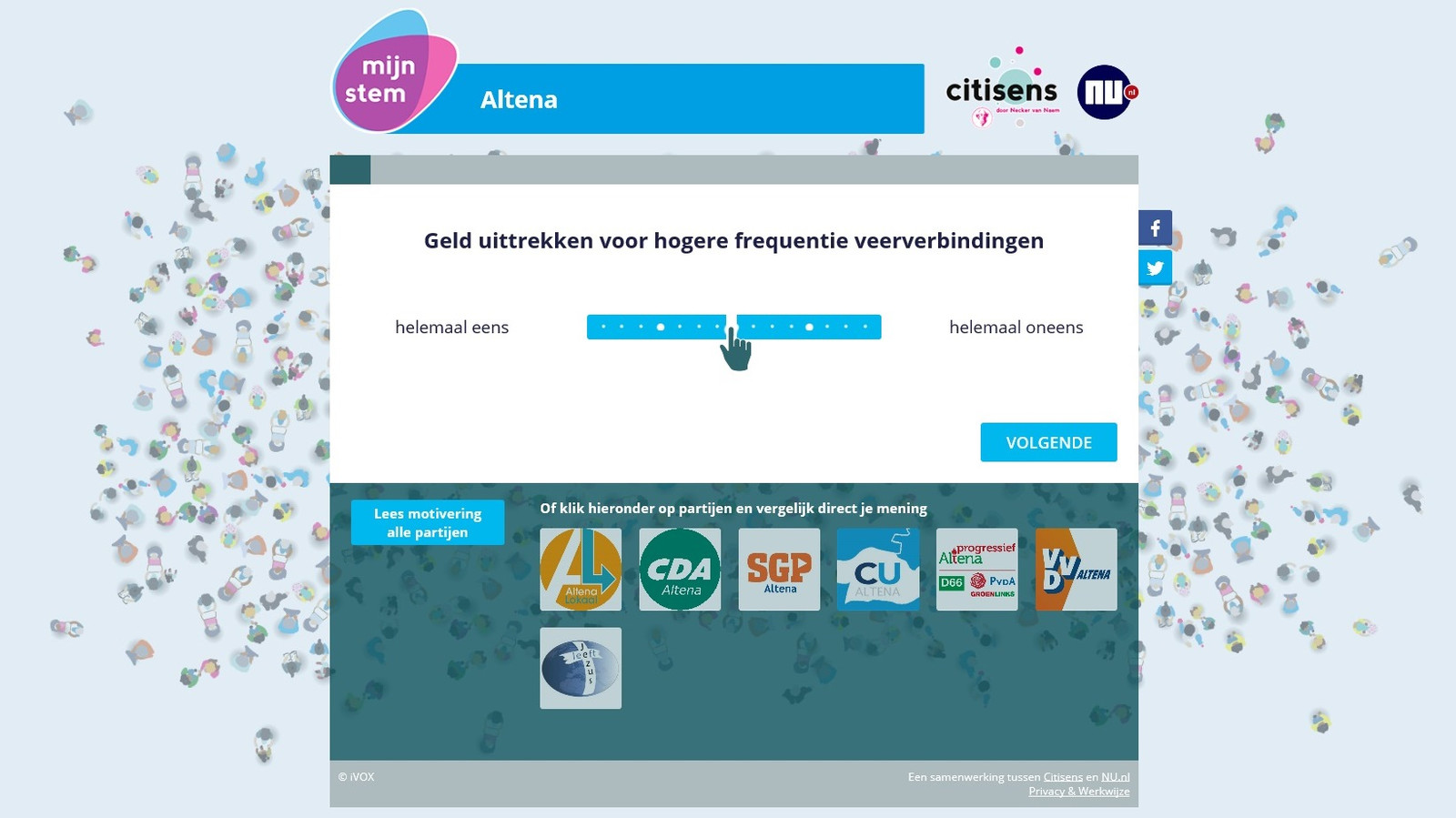 Stemwijzerhulp in de lucht voor drie van de vier gemeenten in het Land